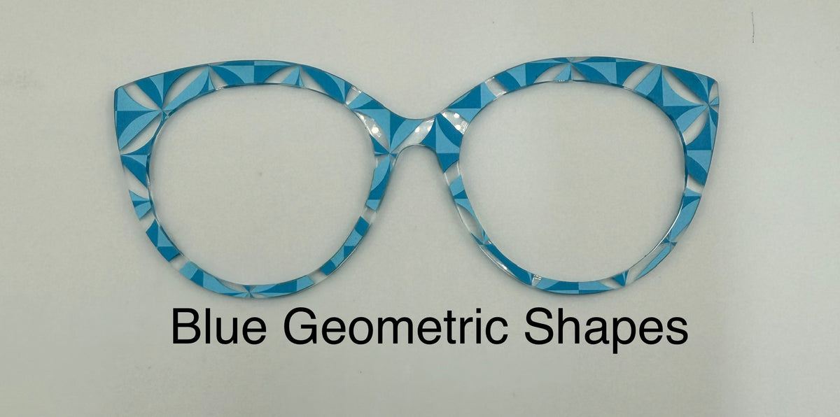 Blue Geometric Shapes
