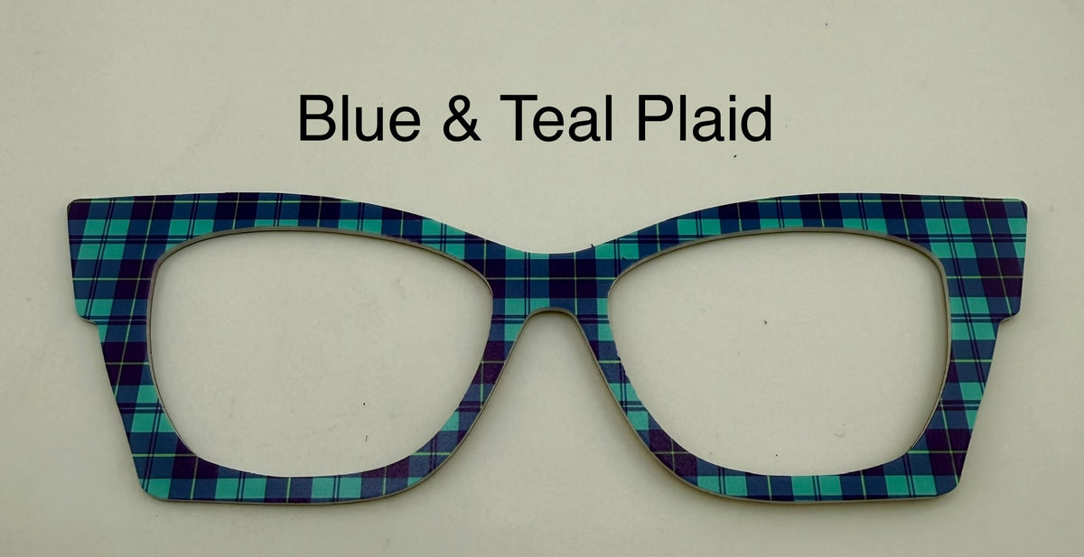Blue and Teal Plaid