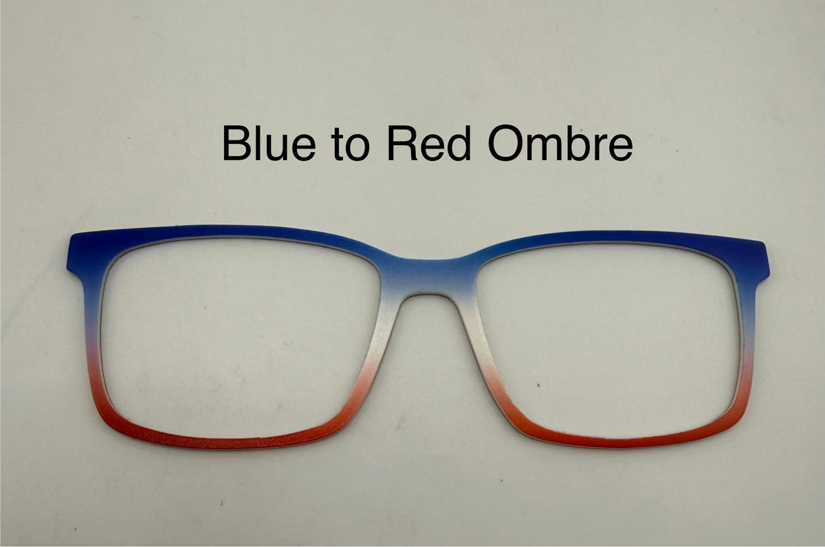 Blue to Red Ombre