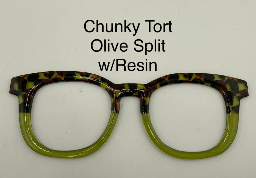 Chunky Tort Olive Split