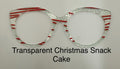 Transparent Christmas Snack Cake