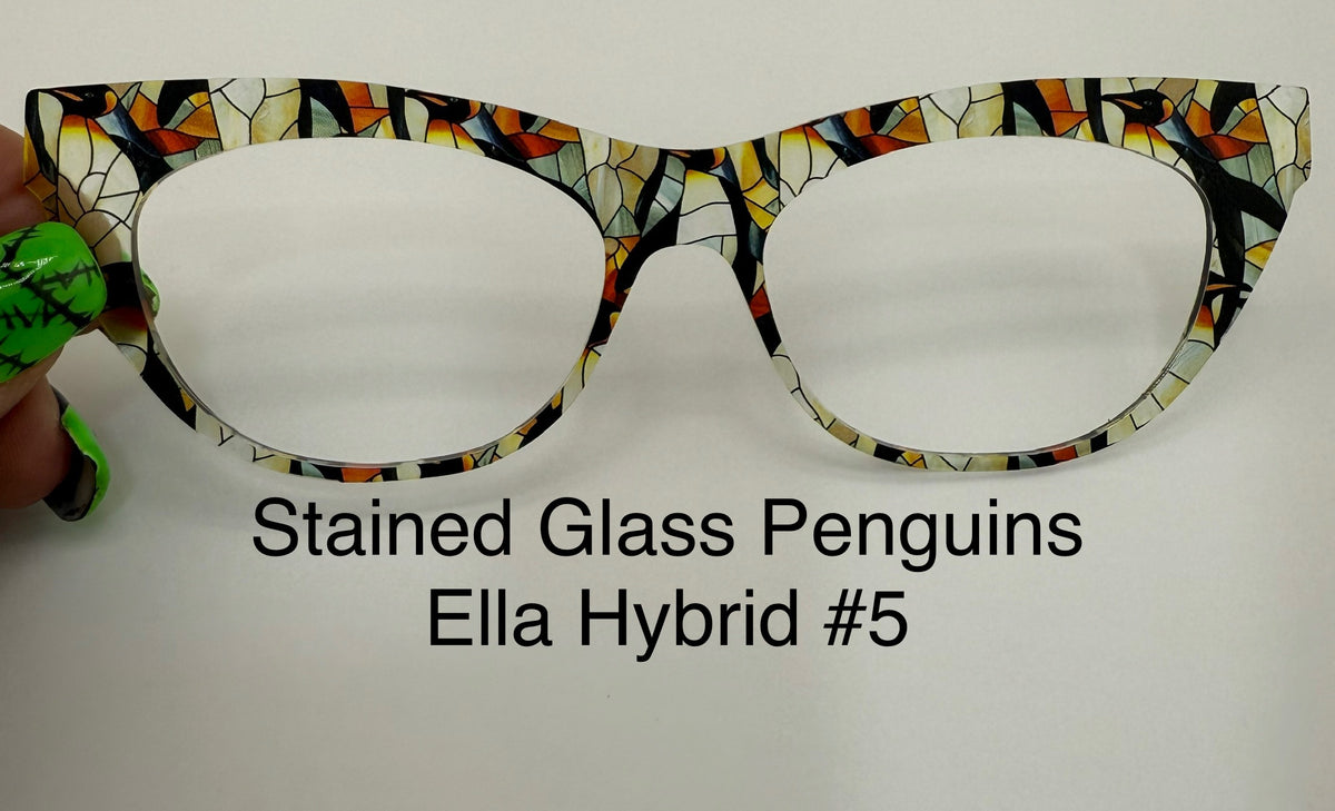 Stained Glass Penguins