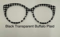 Black Transparent Buffalo Plaid