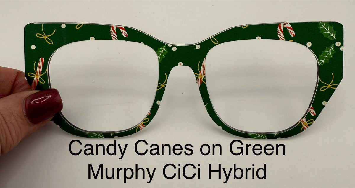 Candy Canes on Green