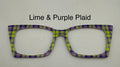 Lime & Purple Plaid