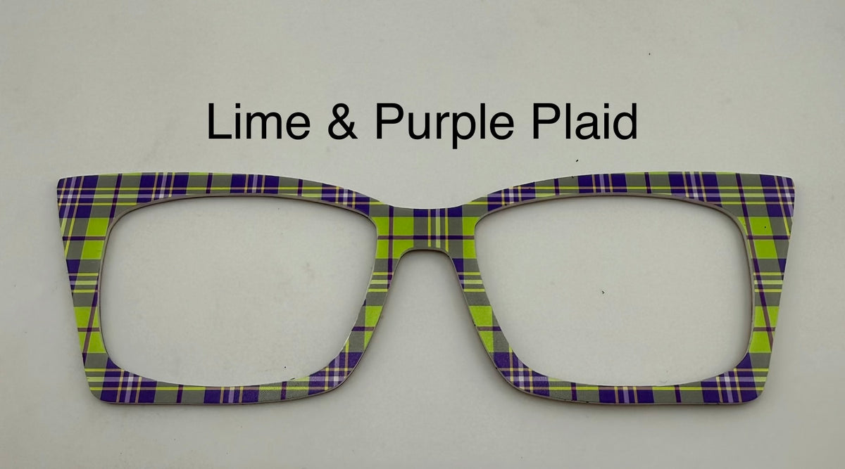 Lime & Purple Plaid