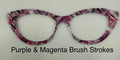 Purple and Magenta Brush Strokes