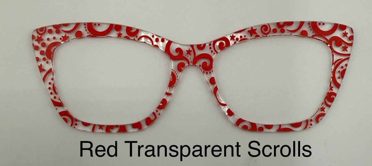 Red Transparent Scrolls