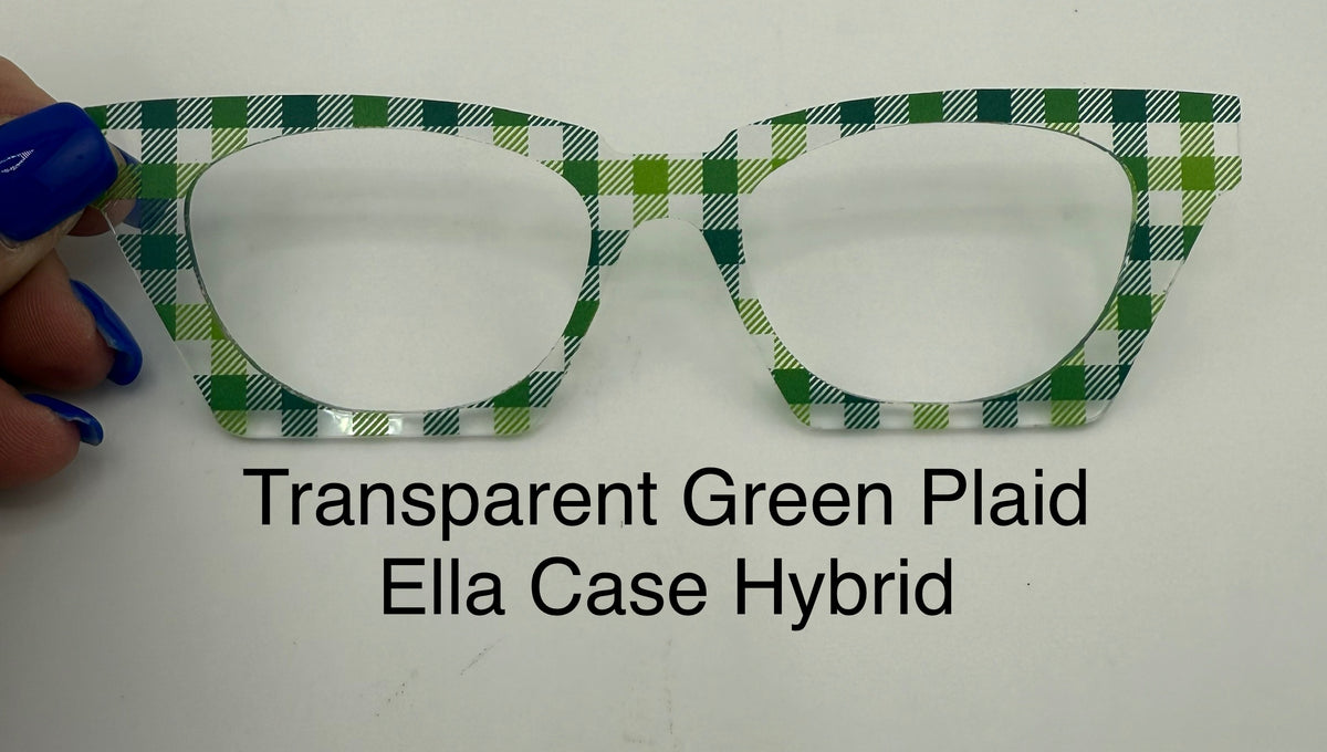 Transparent Green Plaid