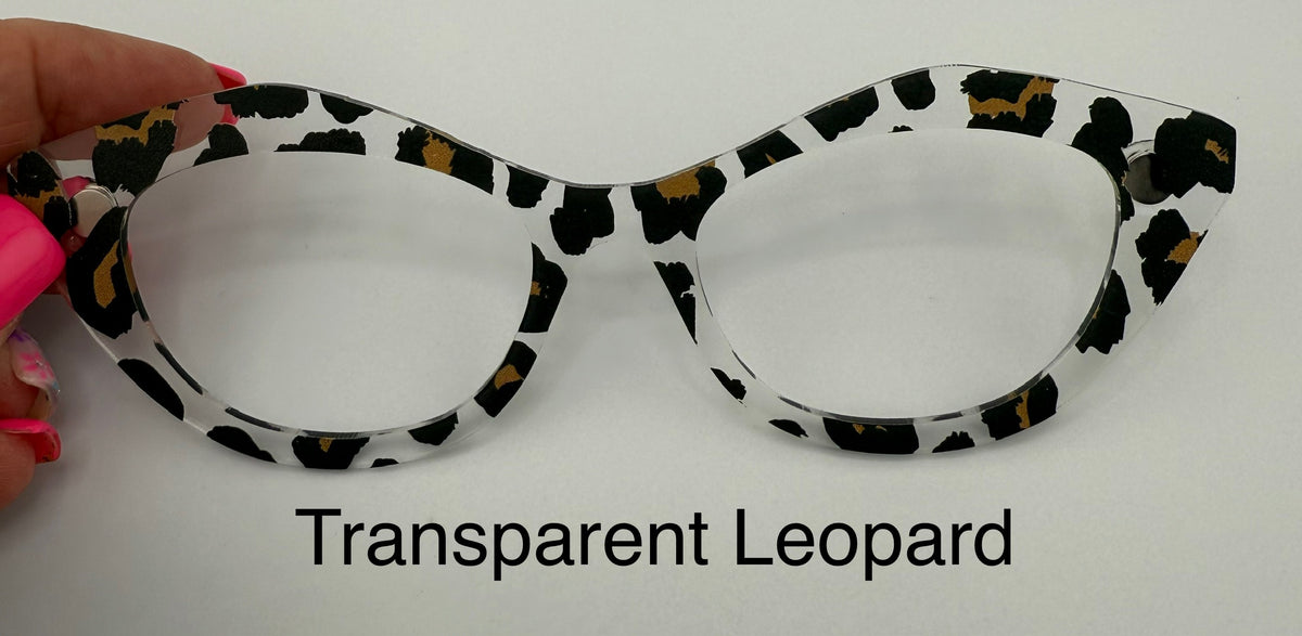 Transparent Leopard Print