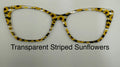 Transparent Striped Sunflowers