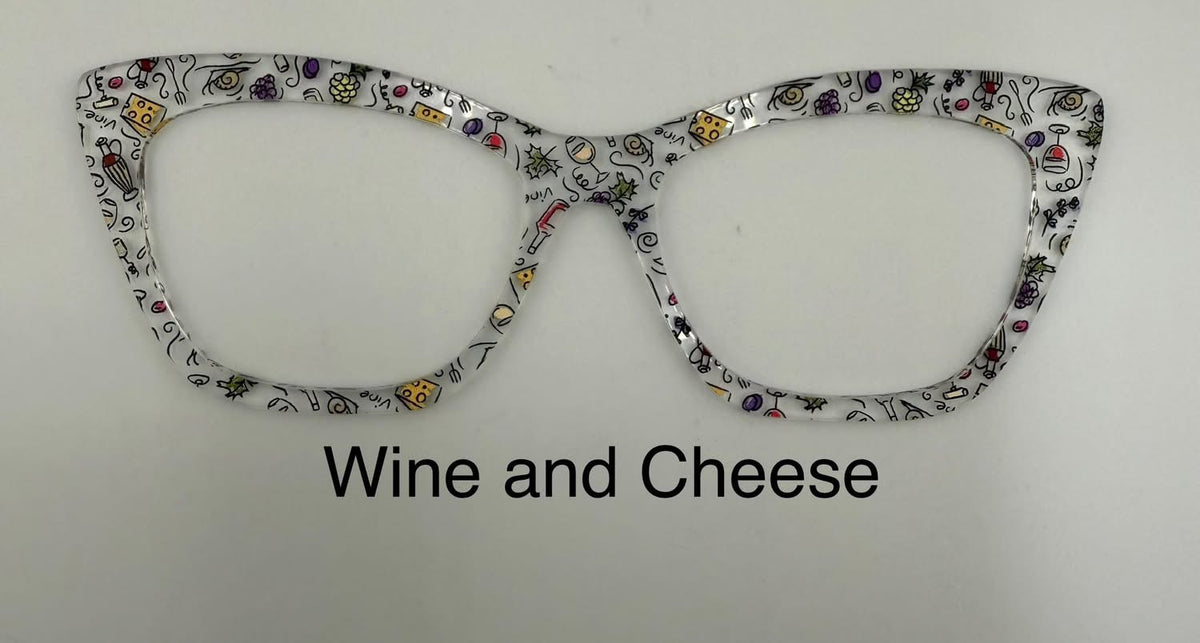 Wine and Cheese Transparent