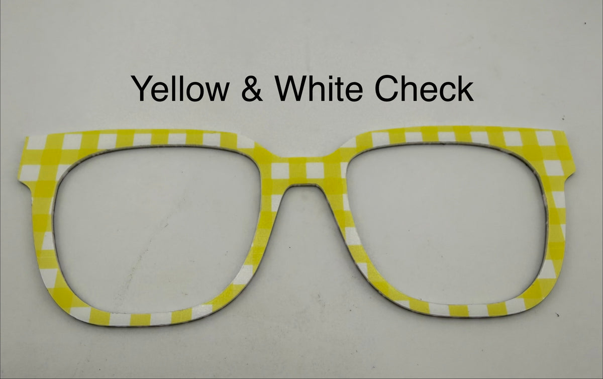 Yellow & White Check