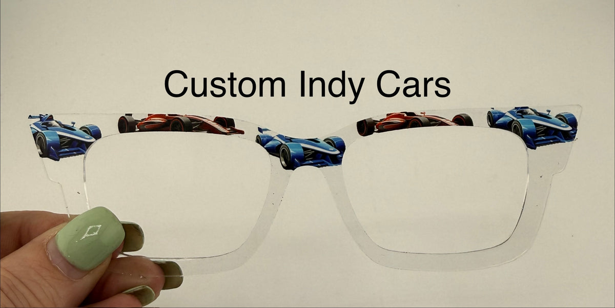 Indy Cars on Transparent