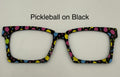 Pickle Ball on Black