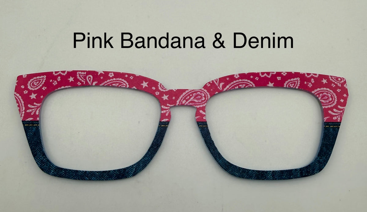 Pink Bandana & Denim Split