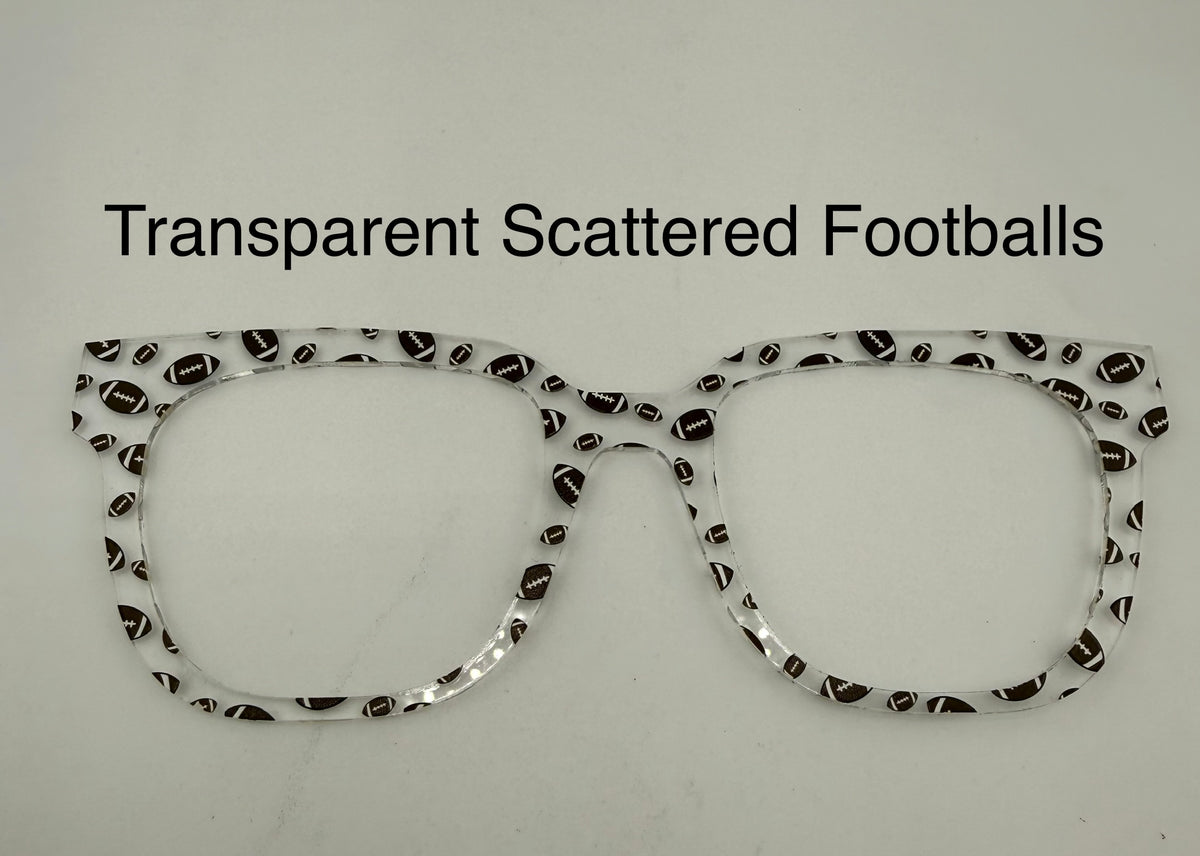 Transparent Scattered Footballs