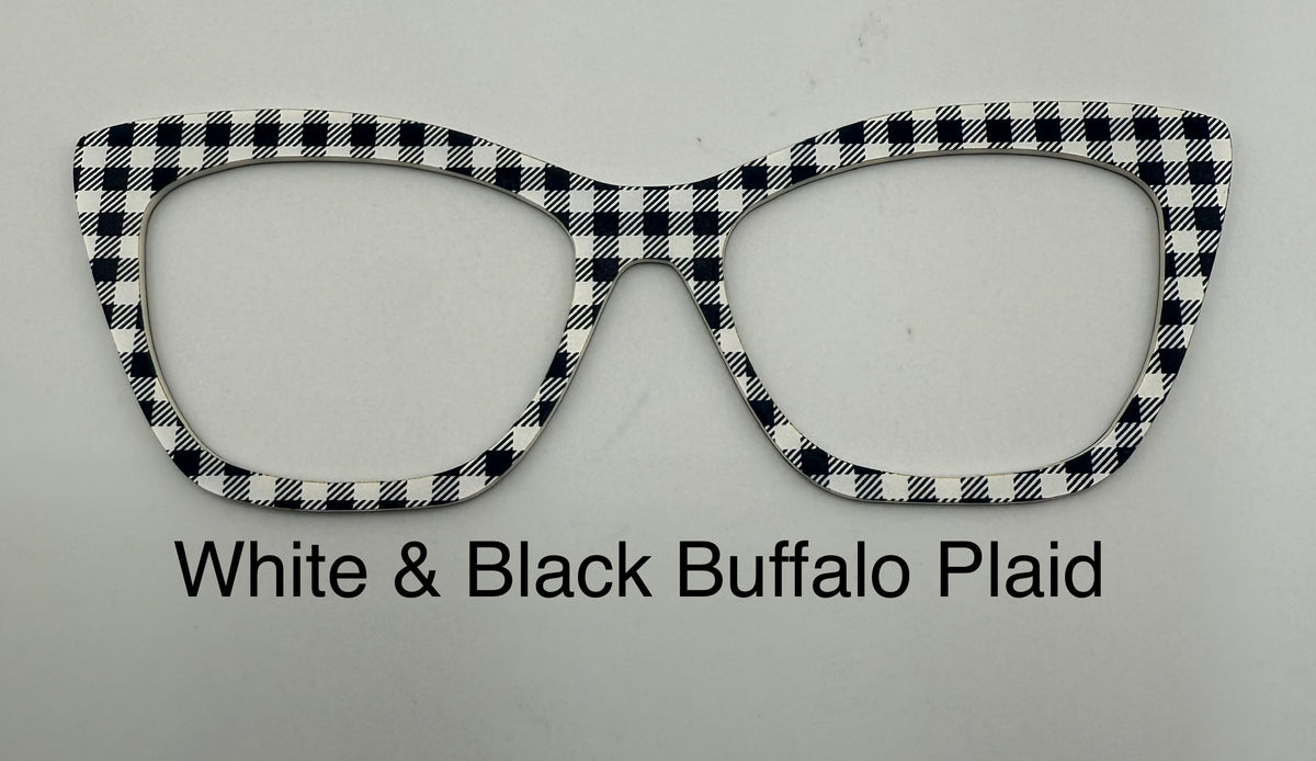 White and Black Buffalo Plaid