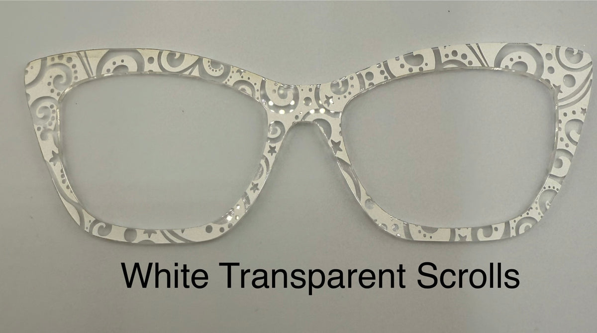 White Transparent Scrolls